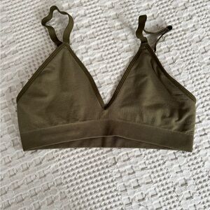 Bombas Olive Green Women's Bra